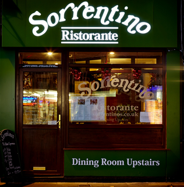 Sorrentino Restaurant In Northampton